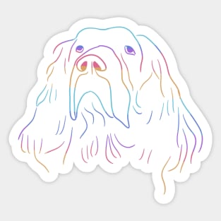 Colorful Gordon setter Sticker